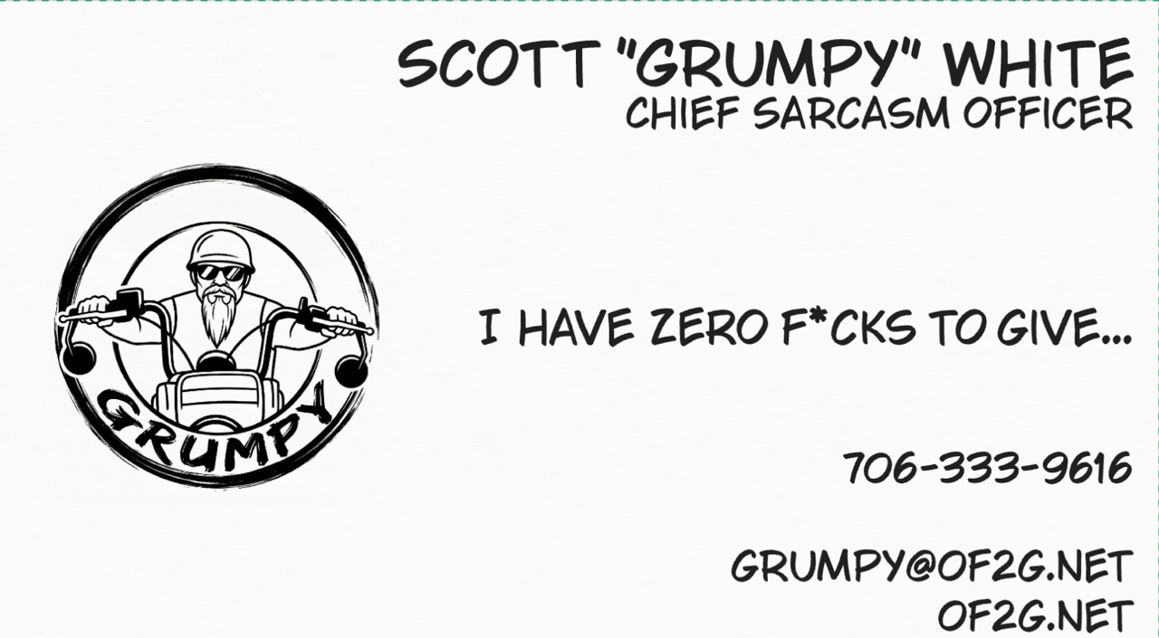 My “Card” just in case you want it…